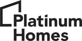 PlatinumHomes Logo Vertical 3 MonoBlack CMYK